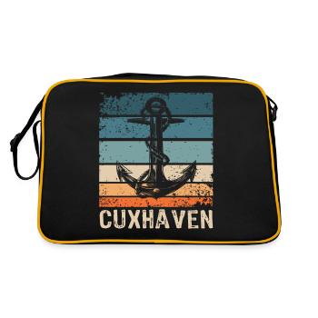 Cuxhaven Sayings Cuxhaven Holiday - Retro Bag - black/gold - Back