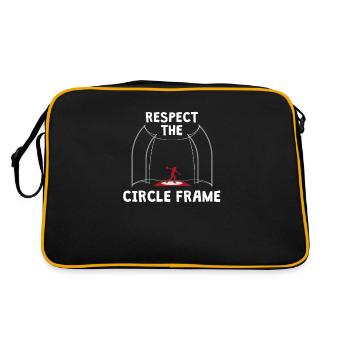 Respectez le cadre du cercle, lancez le discus femme - Sac Retro - noir/or - Dos