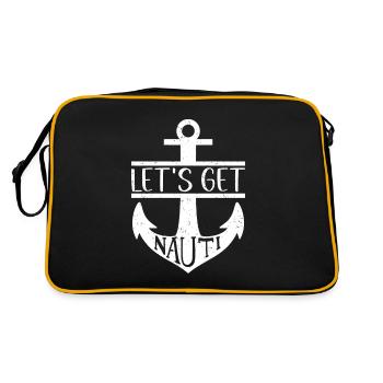 Obtenons Nauti, vacances de croisière amusantes - Sac Retro - noir/or - Dos