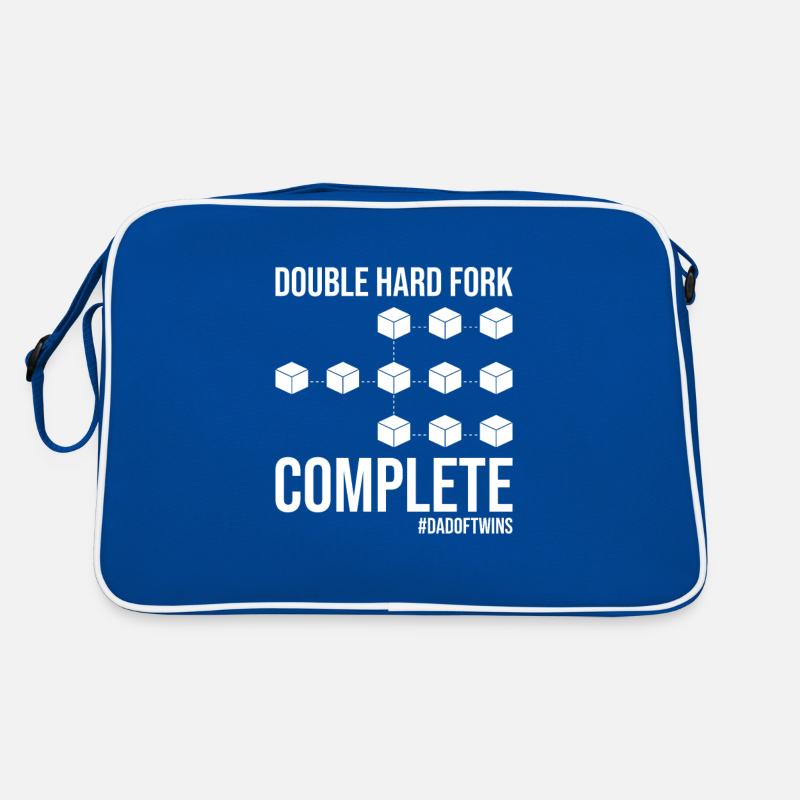 Double Hard Fork Complete Blockchain Papa Retro Tasche