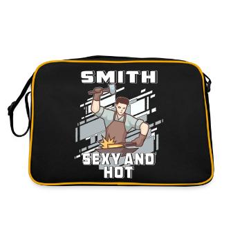 SMITH SEXY AND HOT - Retro Bag - black/gold - Back
