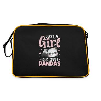 Panda - Sac Retro - noir/or - Dos