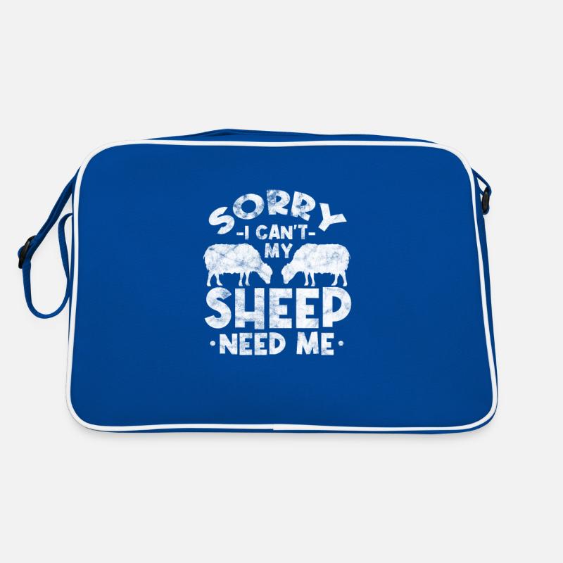 Moutons Élevage Élevage Mouton Chèvre Cadeau Sac Retro