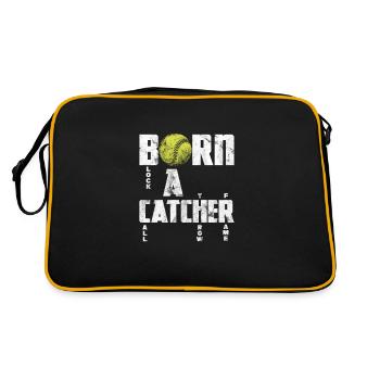 Softball - Sac Retro - noir/or - Dos