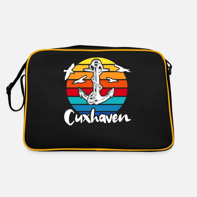Cuxhaven Souvenir Cuxhavener Retro Bag