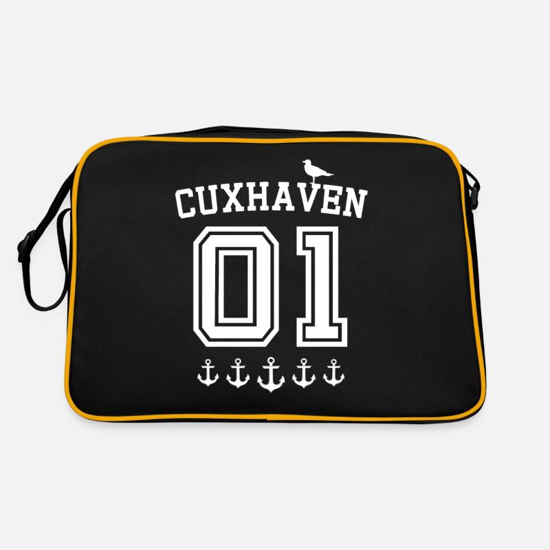 Cuxhaven Souvenir Cuxhavener Retro Bag