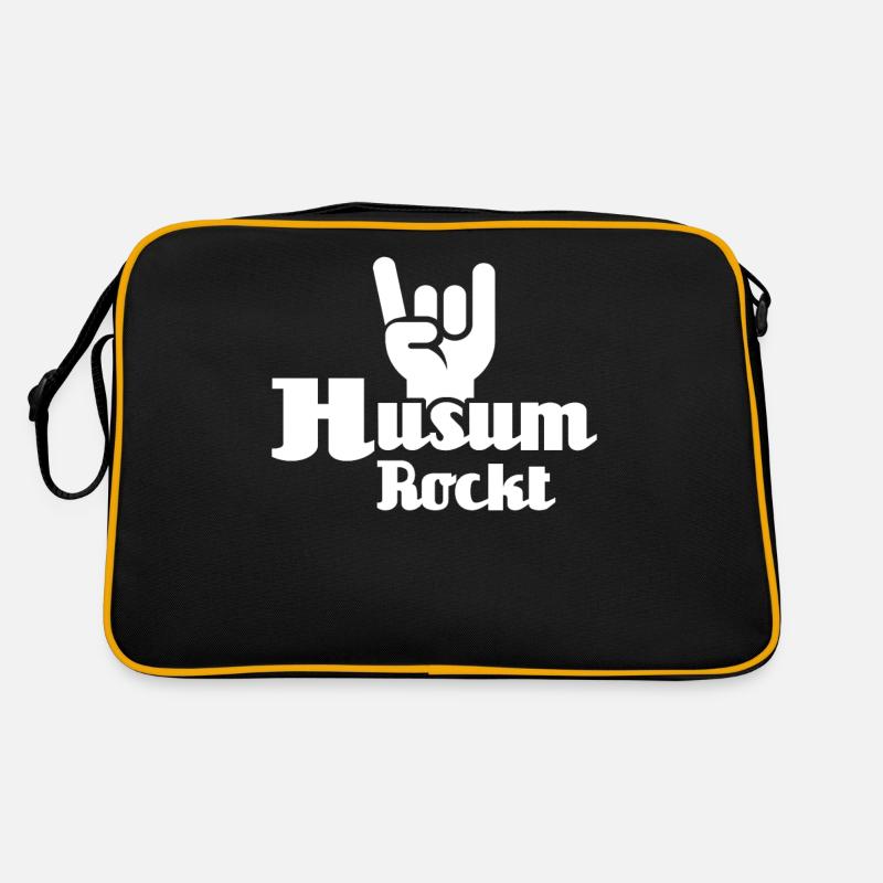 Husum Souvenir Husumer Rocker Retro Tasche