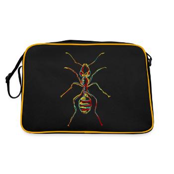 Ants Ant farm Ant - Retro Bag - black/gold - Back