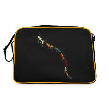 Ants Ant Farm Retro Ant - Retro Bag - black/gold - Back