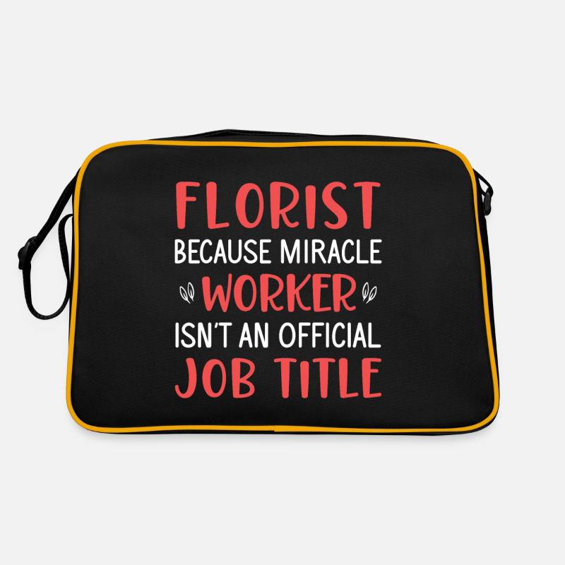 Fleuriste Fleurs Fleurs Fleuriste Sac Retro