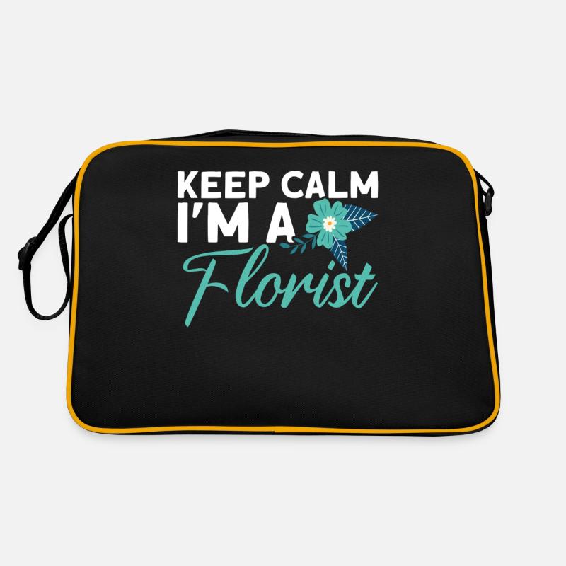 Fleuriste Fleurs Fleurs Fleuriste Sac Retro
