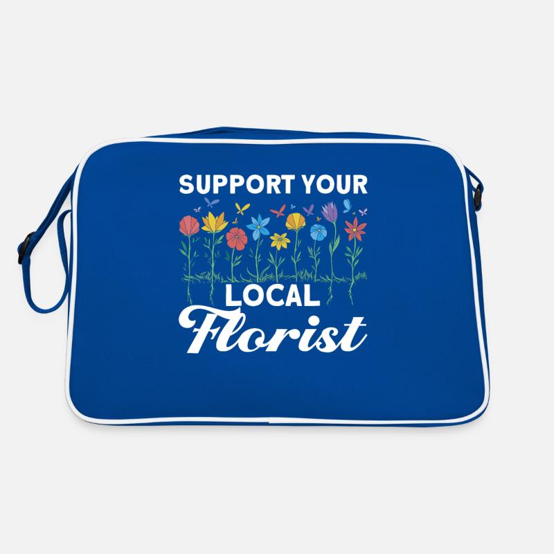Fleuriste Fleurs Fleurs Fleuriste Sac Retro