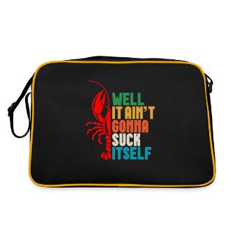 Crayfish - Retro Bag - black/gold - Back