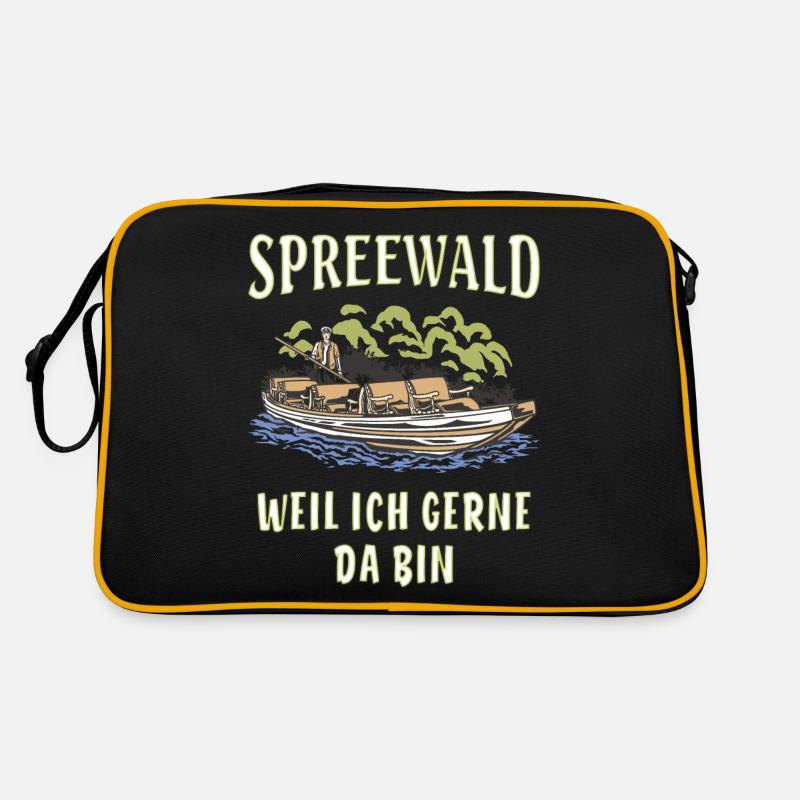 SPREEWALD WEIL ICH GERNE DA BIN Retro Tasche