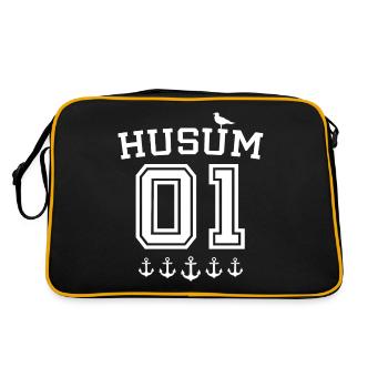 Husum Holiday Husum North Sea - Retro Bag - black/gold - Back