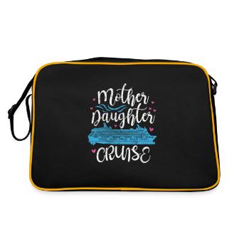 Croisière Mère Fille Cadeau - Sac Retro - noir/or - Dos