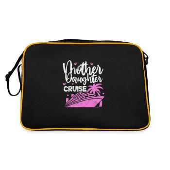 Croisière Mère Fille Cadeau - Sac Retro - noir/or - Dos