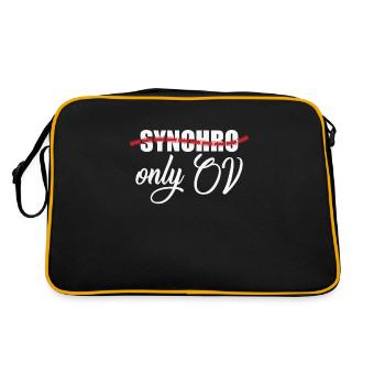 Not Synchro only OV Translation Language Sound - Retro Bag - black/gold - Back