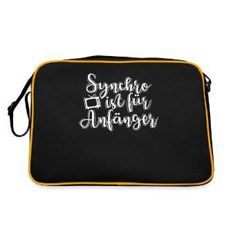 Synchro is translation for beginners - Retro Bag - black/gold - Back