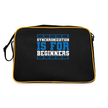 Synchronization is for Beginners Films - Retro Bag - black/gold - Back