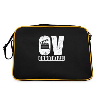 OV or not at all Cinema Films Language Sound - Retro Bag - black/gold - Back
