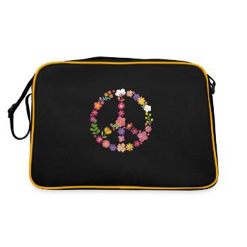Hippy - Retro Bag - black/gold - Back