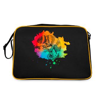 Chameleon Retro - Retro Bag - black/gold - Back