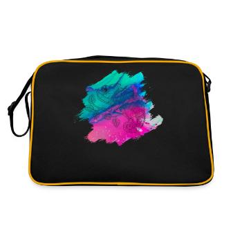 Chameleon - Retro Bag - black/gold - Back