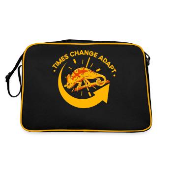 Chameleon Times Change Adapt - Retro Bag - black/gold - Back