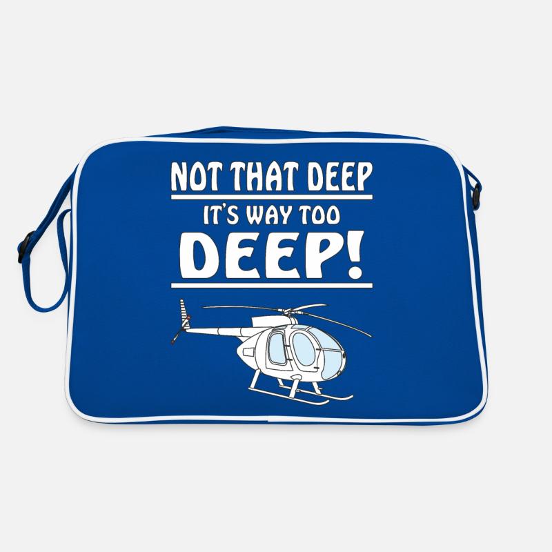 HUBSCHRAUBER NOT THAT DEEP Retro Tasche