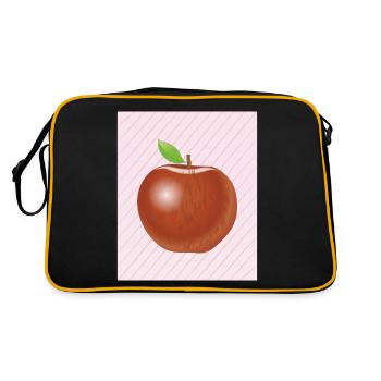 POMME - Sac Retro - noir/or - Dos