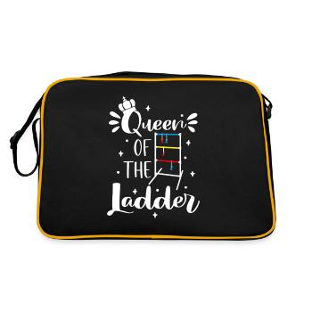 Reine de l’échelle, championne de ballon d’échelle Lustig - Sac Retro - noir/or - Dos