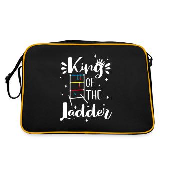 King Of The Ladder, Lustig Ladder Ball Champion - Retro Bag - black/gold - Back