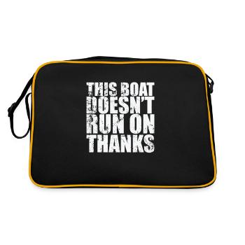 Ce bateau ne fonctionne pas sur le voilier Thanks - Sac Retro - noir/or - Dos