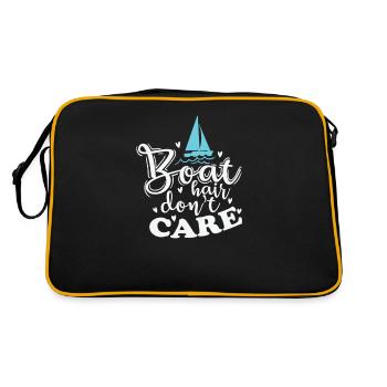 Boat Hair ne se soucie pas du sport de voilier - Sac Retro - noir/or - Dos
