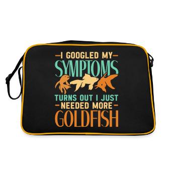 Poissons rouges Poissons sous-marins Aquariophiles Contenu des poissons - Sac Retro - noir/or - Dos