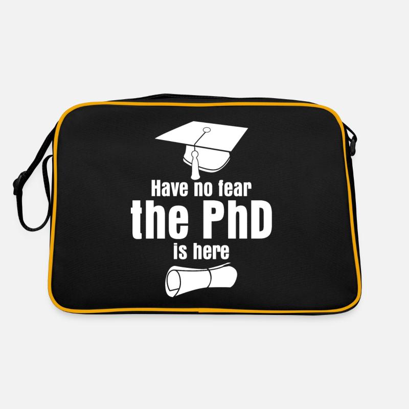 Doctorate PhD Doctoral Thesis Doctoral Hat Retro Bag