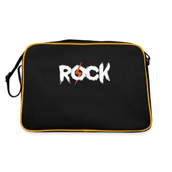 Rock Music Style Genre Guitar Rock Band - Retro Bag - black/gold - Back
