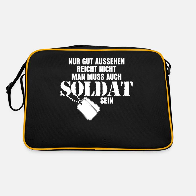 Panzergrenadier Feldjäger Militär Soldat Retro Tasche