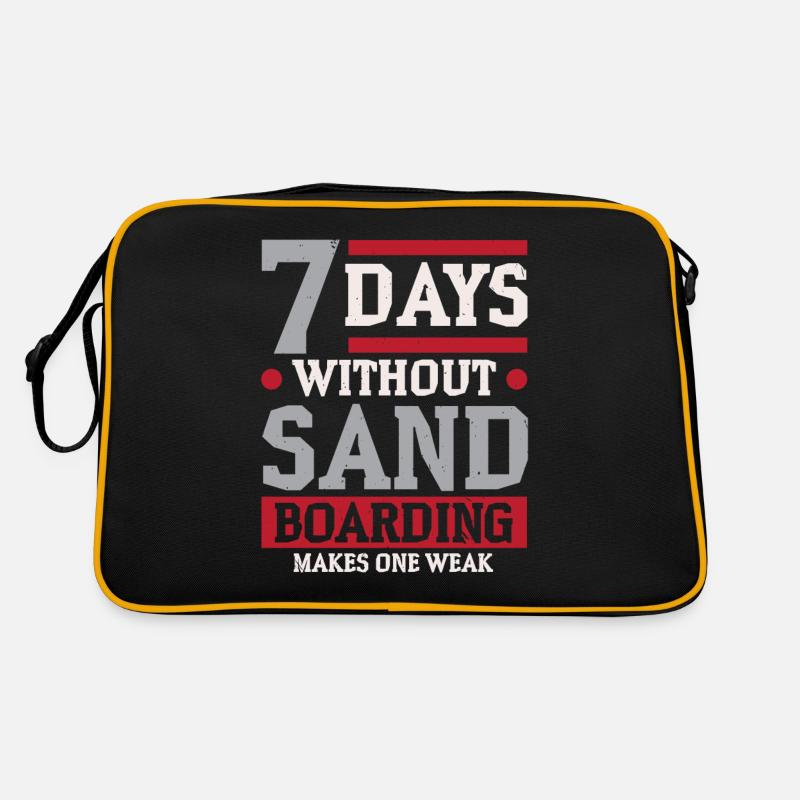 7 jours sans sandboard vous rend faible Sac Retro