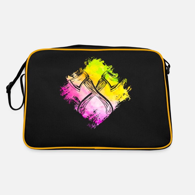 Axtwerfen Retro Tasche