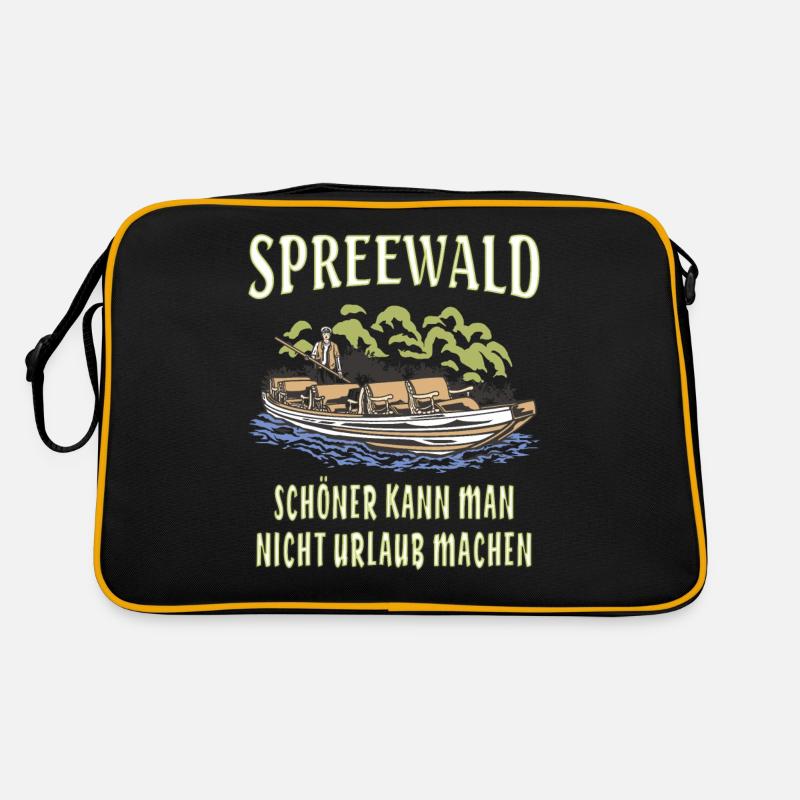 SPREEWALD URLAUB MACHEN Retro Tasche