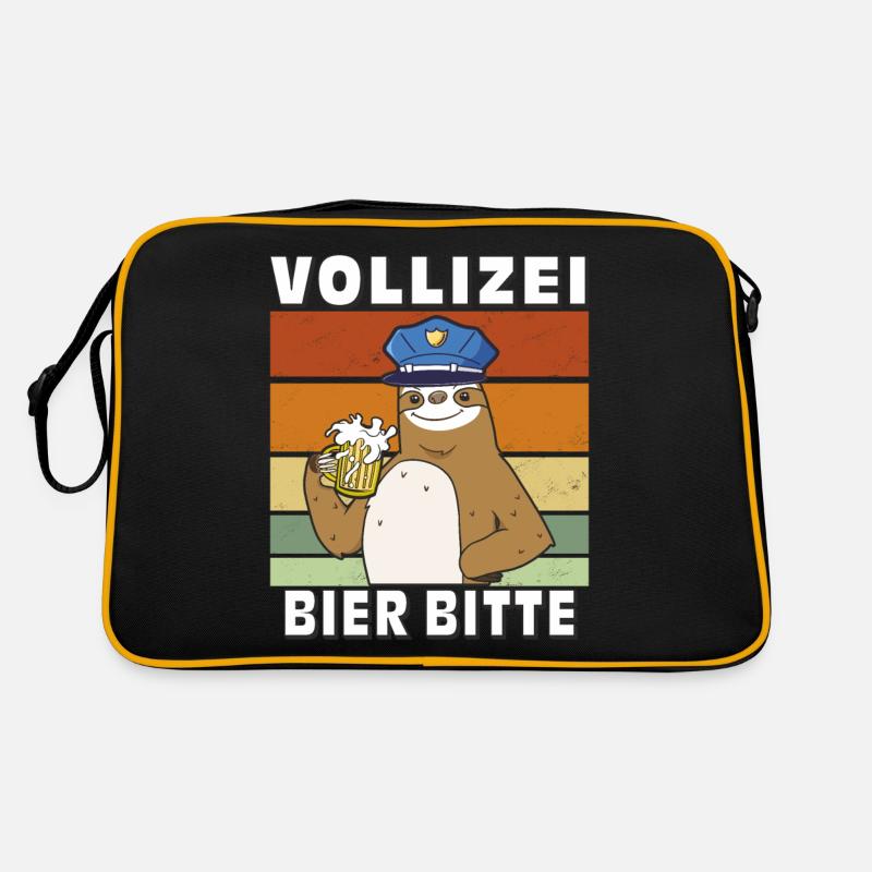 VOLLIZEI BIER BITTE Retro Tasche