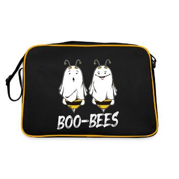 Boo Bee's Ghost Happy Halloween Bee Lover - Retro Bag - black/gold - Back