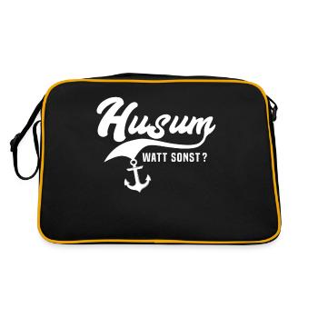 Husum Holiday Husum North Sea - Retro Bag - black/gold - Back