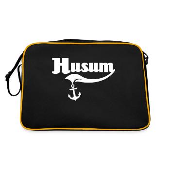 Husum Holiday Husum North Sea - Retro Bag - black/gold - Back