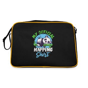 Panda - Sac Retro - noir/or - Dos