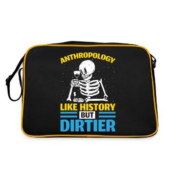 Anthropology Like history, but dirtier - Retro Bag - black/gold - Back