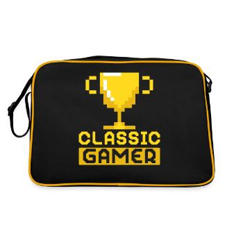 Arcade Games Video Game Nerd Streamer - Retro Bag - black/gold - Back
