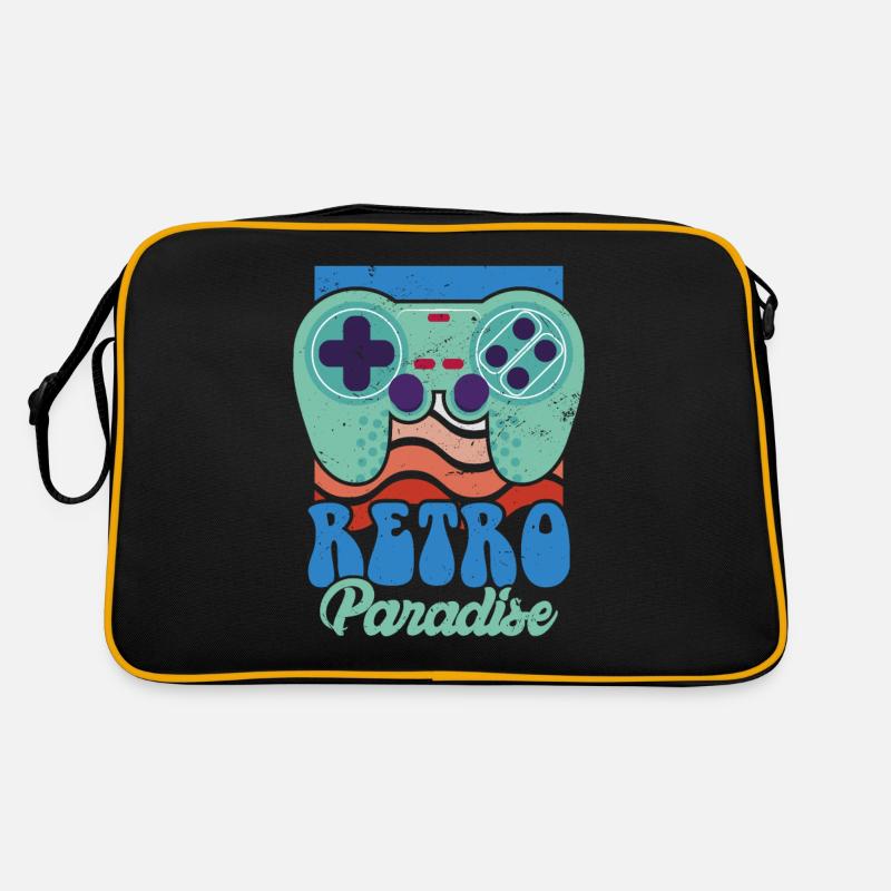 Retro Paradise Arcade Games Video Game Game Ner Retro Bag